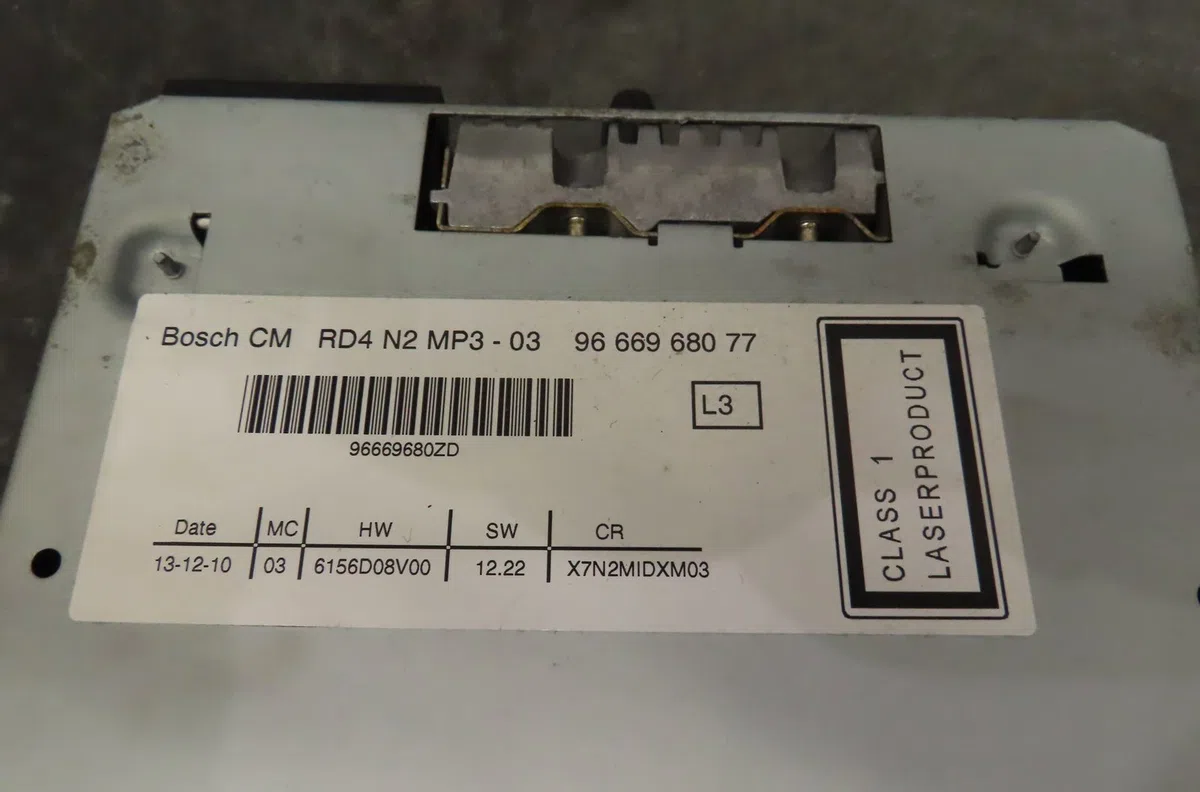 Autoradio Citroën C5 III (RD_) 1.6 hdi 110 (2008) occasion