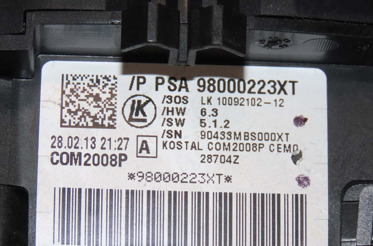 Bloc commodos Citroen DS4 (NX_) 1.6 hdi 115 (2012-2015) occasion