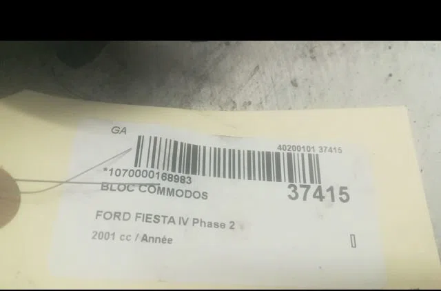 Bloc commodos Ford FIESTA IV (JA_, JB_) 1.3 i (1995-2002) occasion