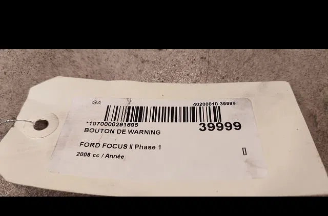 Bouton de warning Ford FOCUS II (DA_, HCP, DP) 1.8 tdci (2005-2012) occasion — photo 2