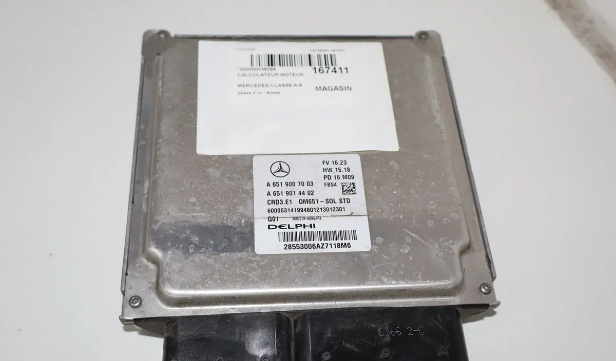 Calculateur moteur Mercedes-benz CLASSE A (W176) A 200 cdi - d (176.008) (2014-2018) occasion — photo 2