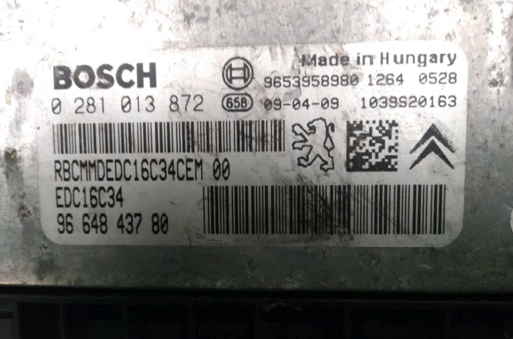 Calculateur moteur PEUGEOT PARTNER 2 2009 occasion — photo 2