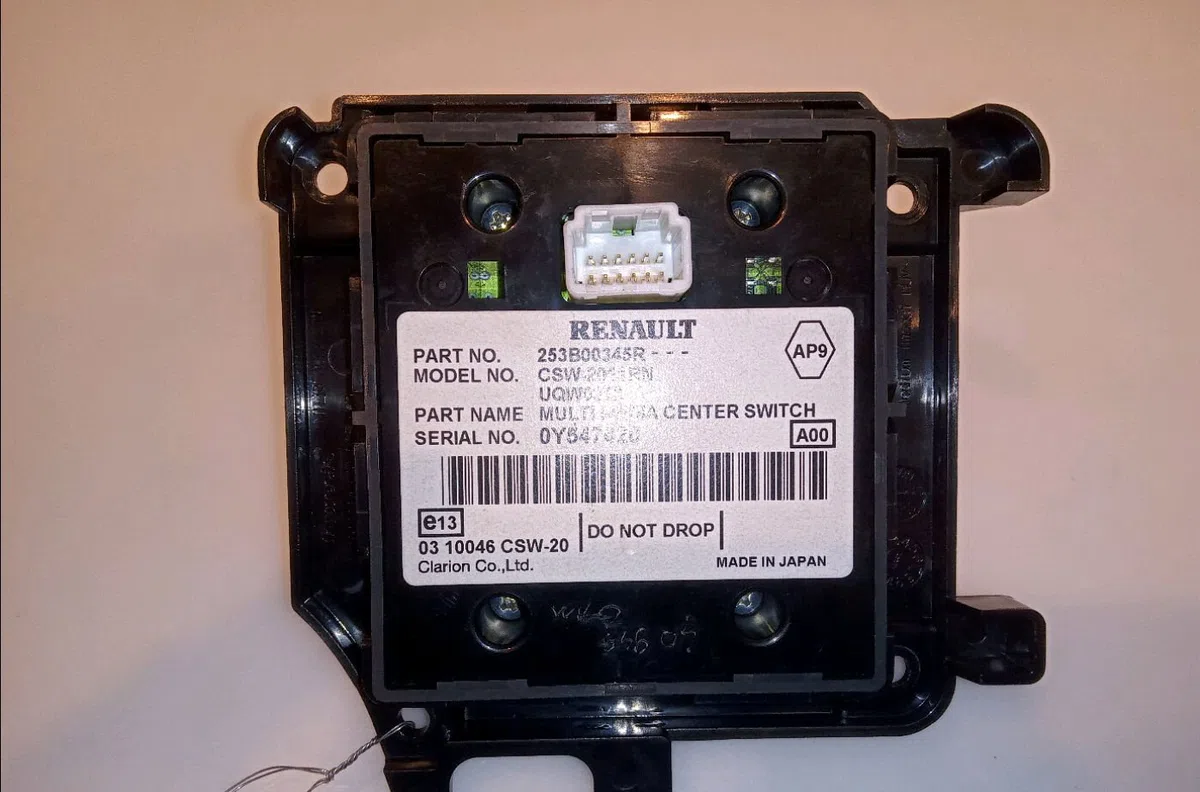Commande autoradio Renault MEGANE CC (EZ0-1_) 1.9 dci (ez0j, ez1s) (2010) occasion — photo 2