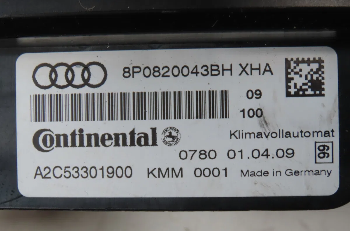Commande de chauffage Audi A3 (8P1) 2.0 tdi 16v (2003-2012) 3 portes occasion — photo 2