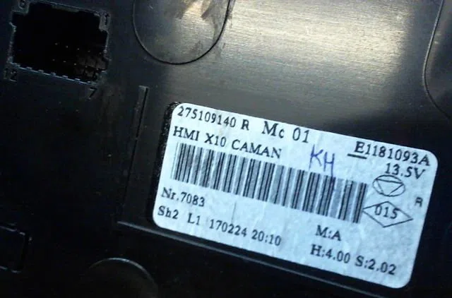 Commande de chauffage Renault ZOE (BFM_) Zoe (2012) 5 portes occasion — photo 2