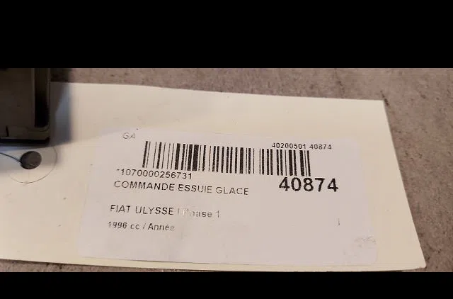Commande essuie glace Fiat ULYSSE (220_) 2.0 (220.ac5) (1994-2002) occasion — photo 3