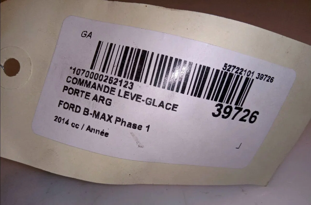 Commande leve-glace porte arrière gauche Ford B-MAX (JK) 1.0 ecoboost (2012) occasion — photo 4