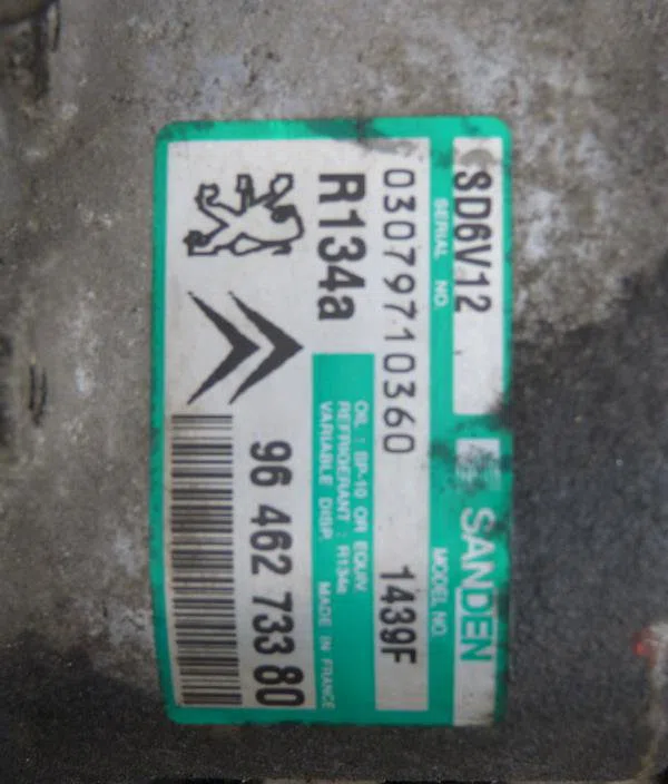 Compresseur air conditionne CITROEN C2 PHASE 1 occasion — photo 2