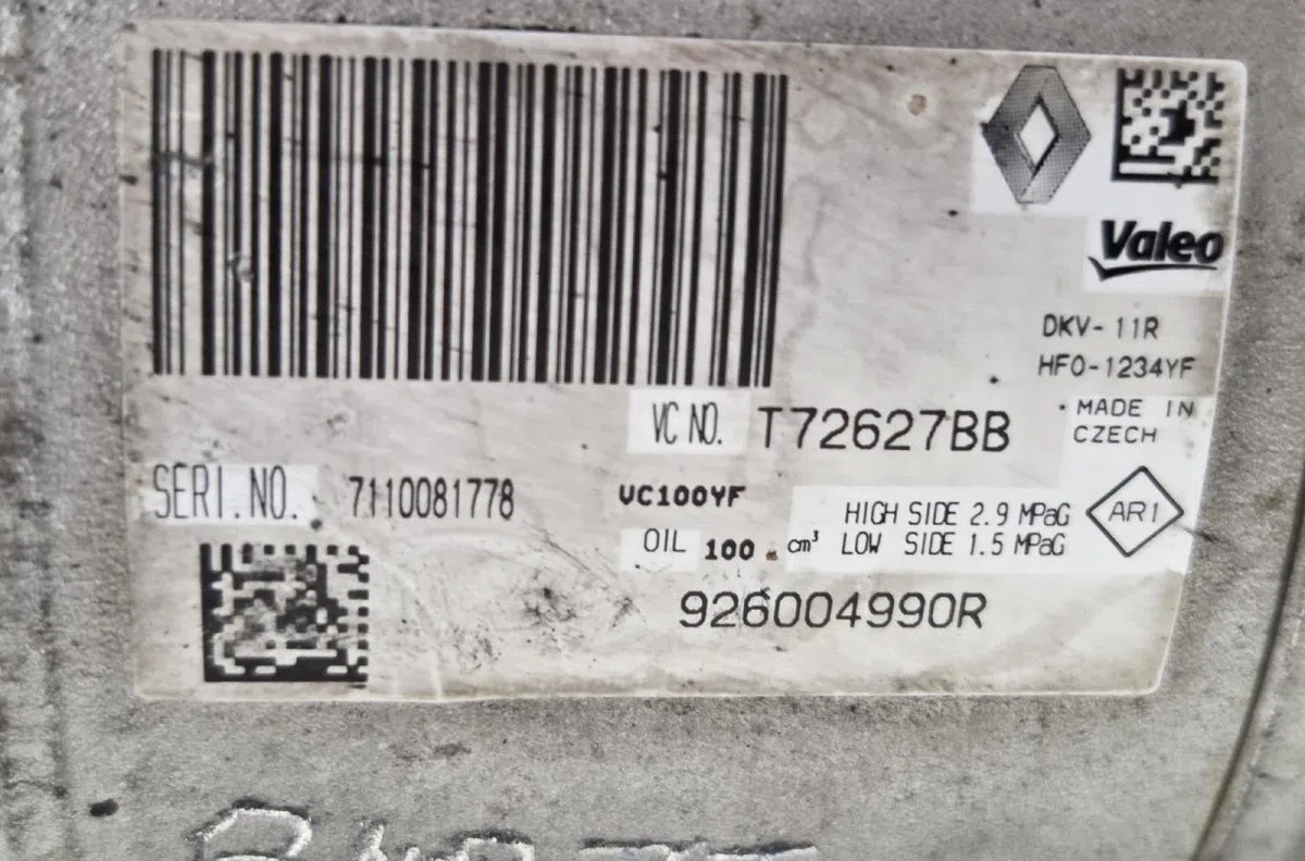 Compresseur air conditionne RENAULT CLIO 4 PHASE 2 occasion — photo 3
