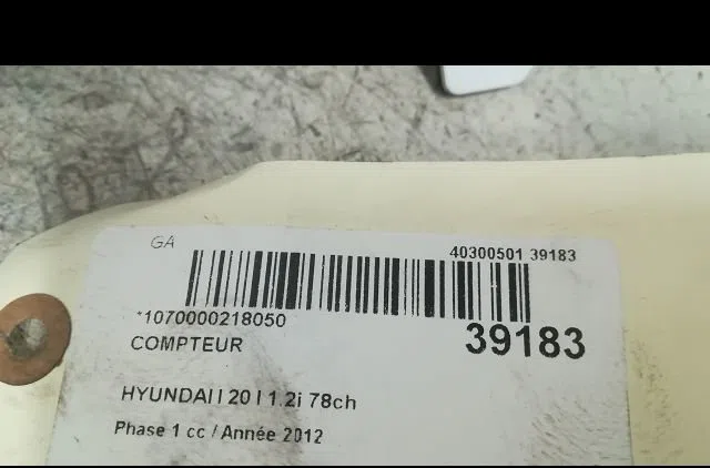 Compteur Hyundai I20 I (PB, PBT) 1.2 (2008-2012) occasion — photo 3