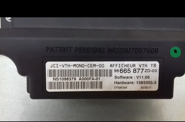 Compteur Peugeot 5008 (0U_, 0E_) 1.6 hdi (2010-2017) 5 portes occasion — photo 2