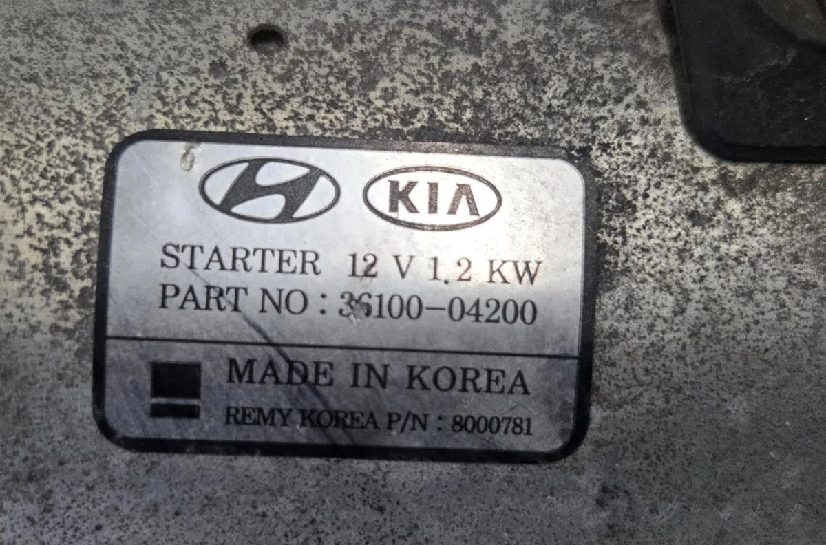 Démarreur KIA PICANTO 3 PHASE 1 occasion