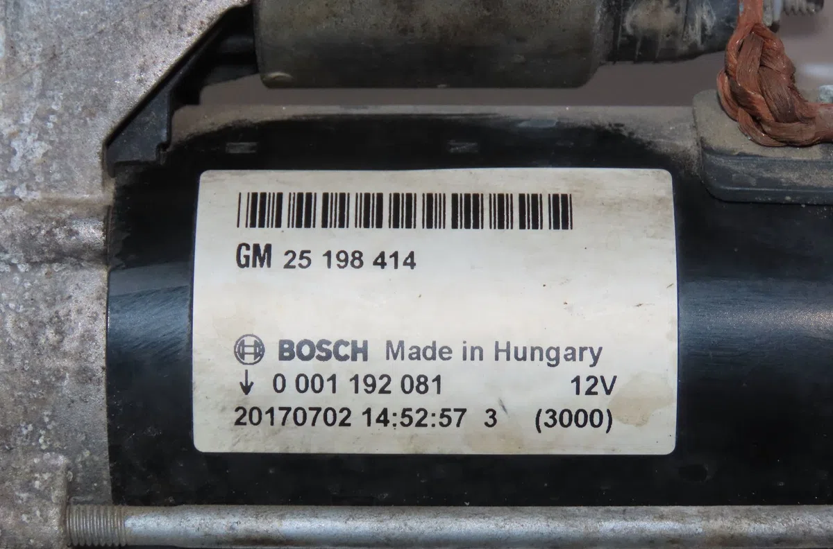 Démarreur Opel CORSA E (X15) 1.4 (08, 68) (2014) occasion