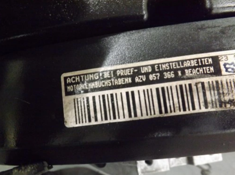 Moteur complet Volkswagen Touran 2.0 TDI AZV