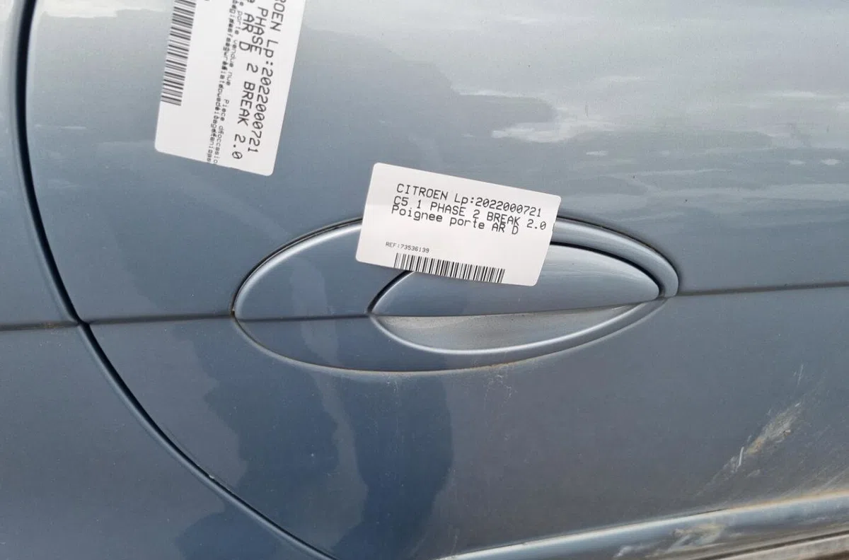Poignee ext porte ard CITROEN C5 1 PHASE 2 BREAK occasion