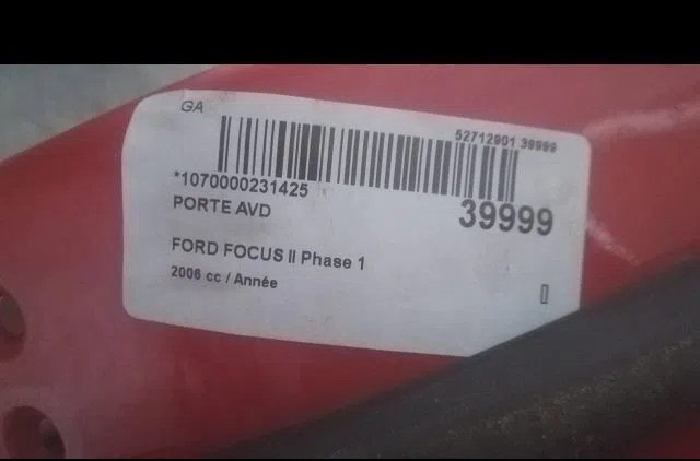 Porte avant droite Ford FOCUS II (DA_, HCP, DP) 1.8 tdci (2005-2012) occasion