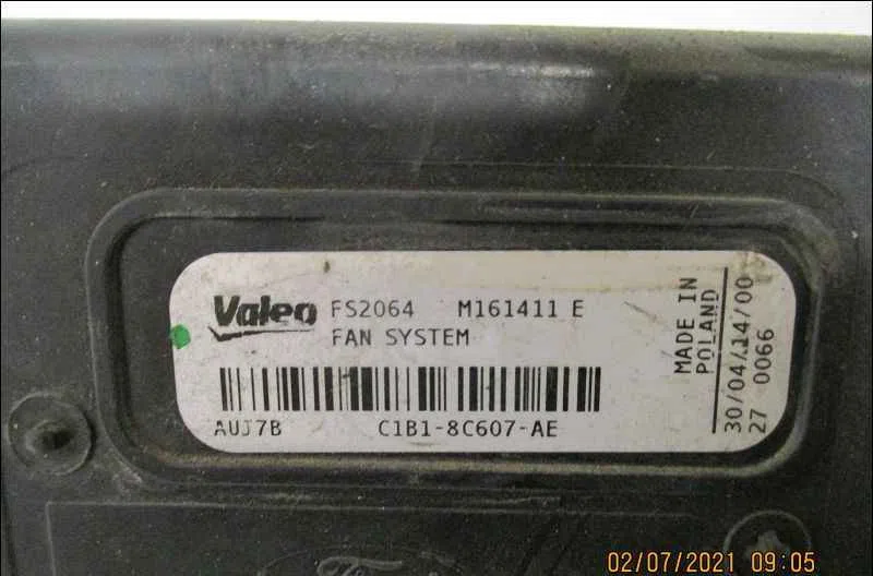 Ventilateur de refroidissement FORD FIESTA VI occasion